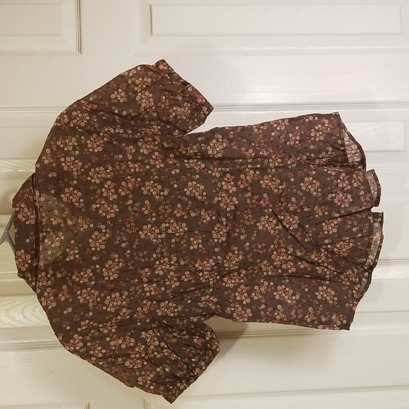 Kenzie Girl Cotton Blouse with Pleats - L - Picture 4 of 4